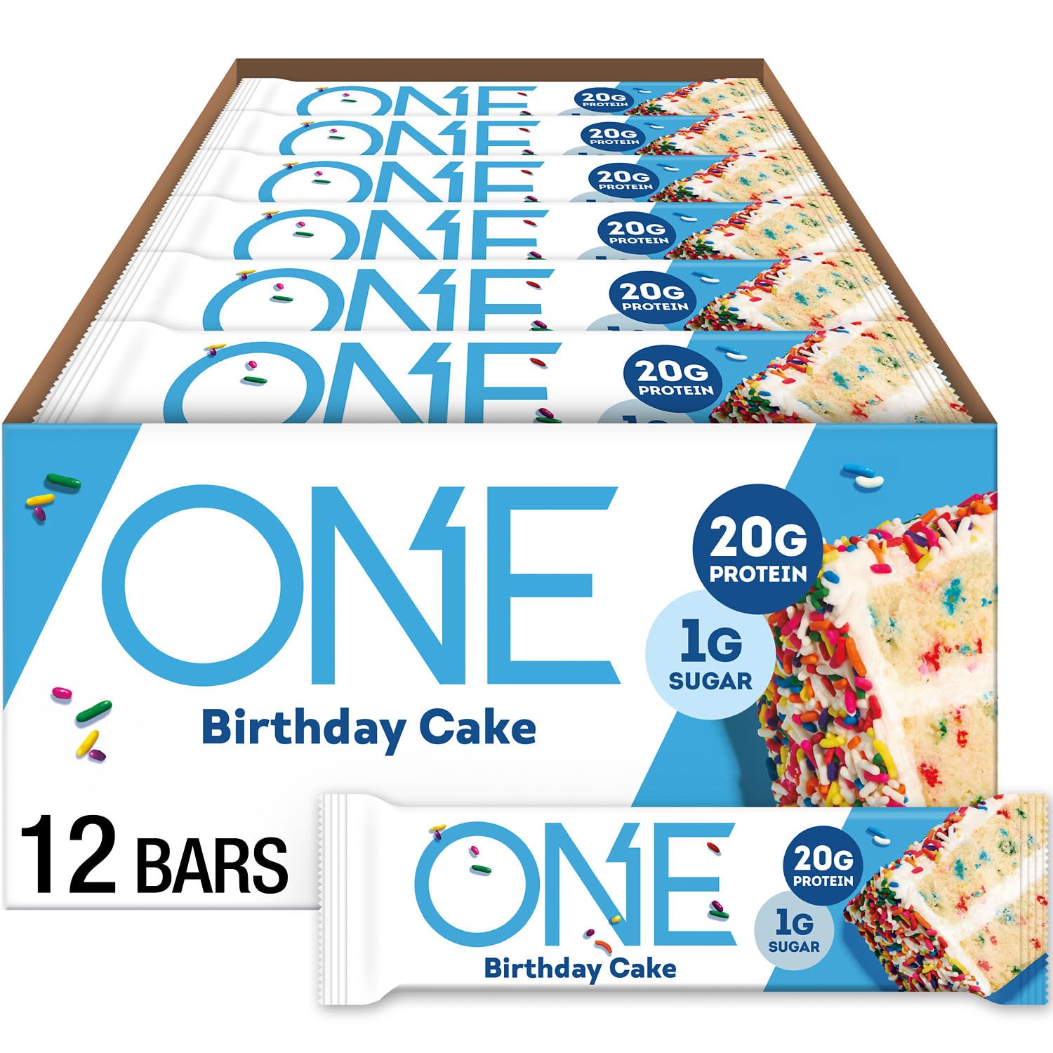 ONE Protein Bars Birthday Cake box