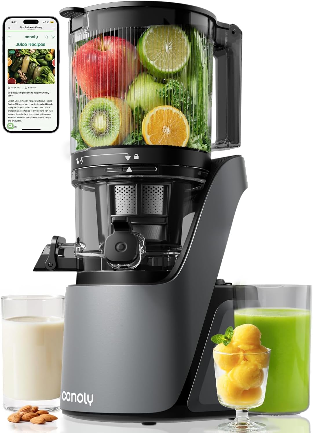 Canoly C16 cold press juicer